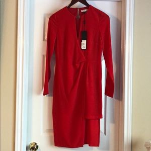 NWT Halston Heritage asymmetrical dress